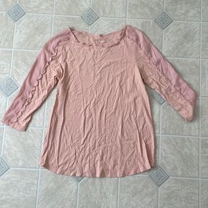 Ruffle Maternity Top